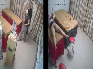 Clip: Hack camera spa chị gái vú to bướm múp đi triệt lông