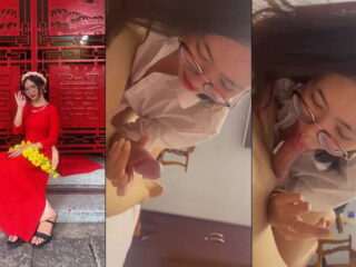 Clip: Em teen kính cận trong bộ đồ công sở lần nào anh cũng quay mặt em – Phần 2